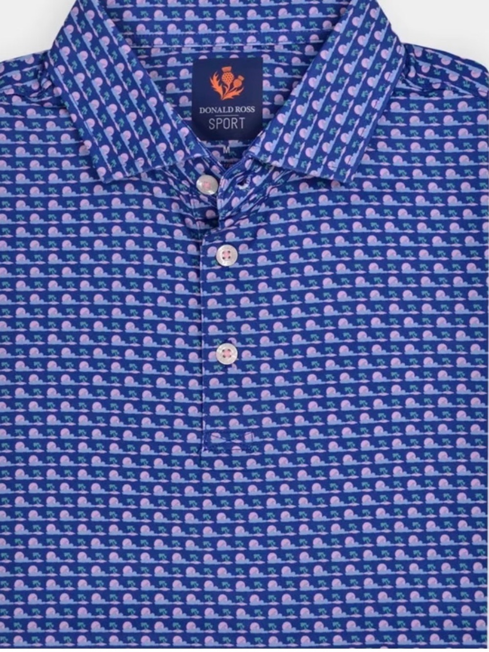 Roland Polo - Sport Fit MEDIUM Donald Ross Brand New!